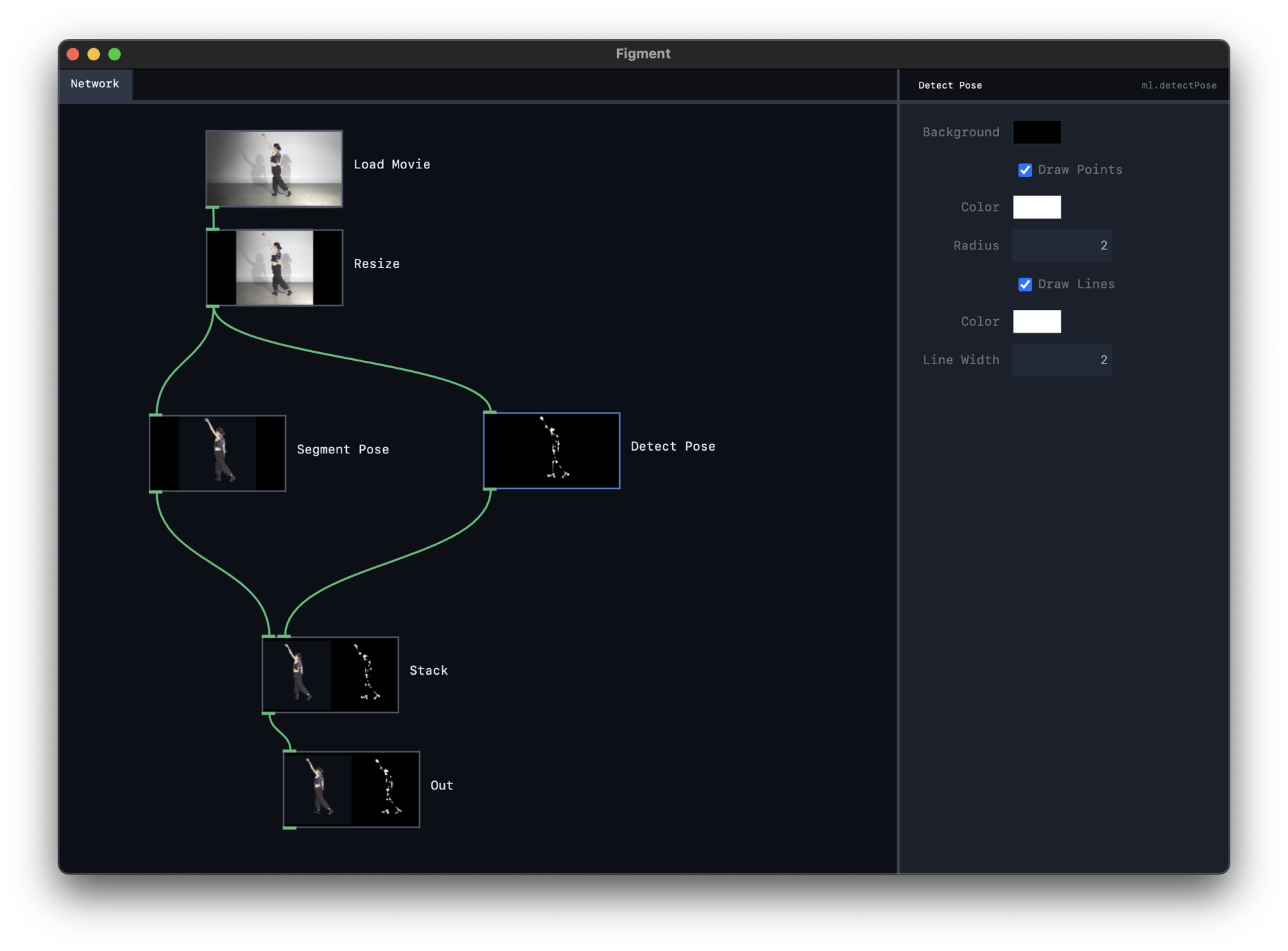 Screenshot of the Figment app